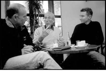 Daniel Bensaïd avec Christophe Aguiton et Olivier Besancenot